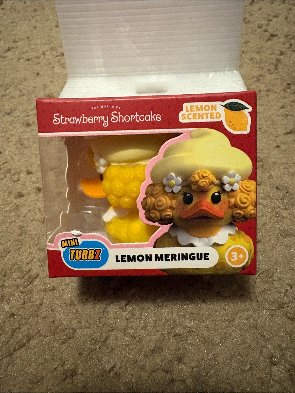 NWT Strawberry Shortcake Tubbz Mini Duck, Character: Lemon Meringue